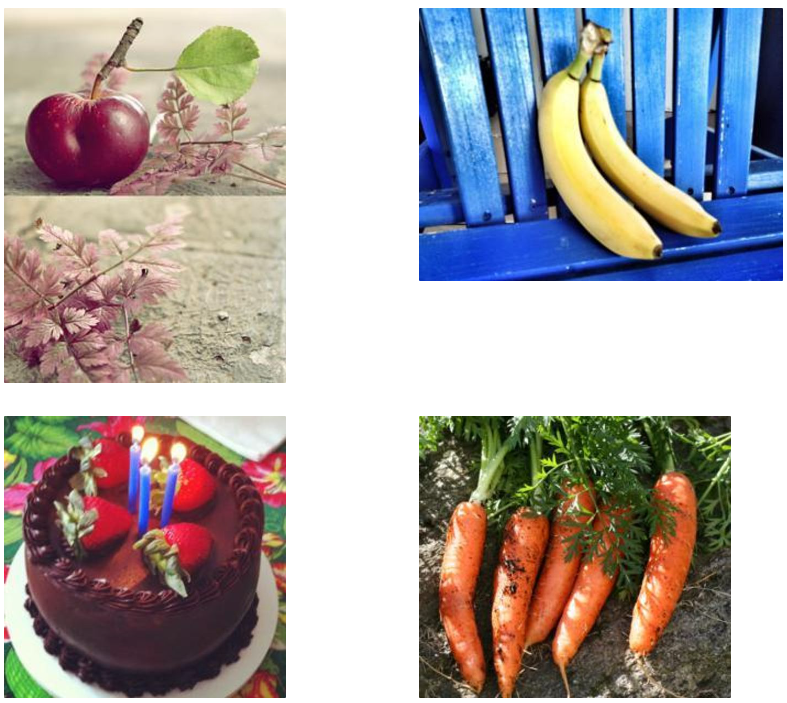 Random images from the Snacks dataset